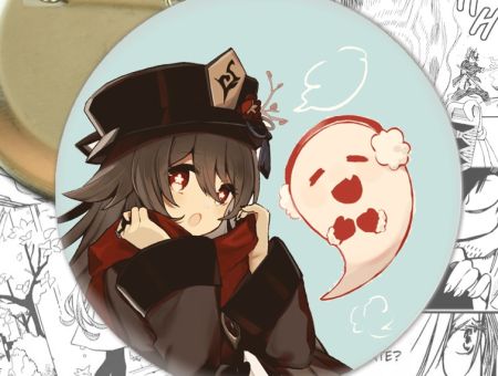 Значок Геншин Імпакт Ху Тао Genshin Impact 002472