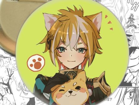 Значок Геншин Імпакт Горо Genshin Impact 002474