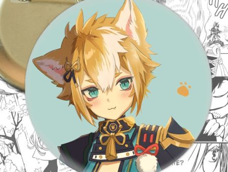 Значок Геншин Імпакт Горо Genshin Impact 002475