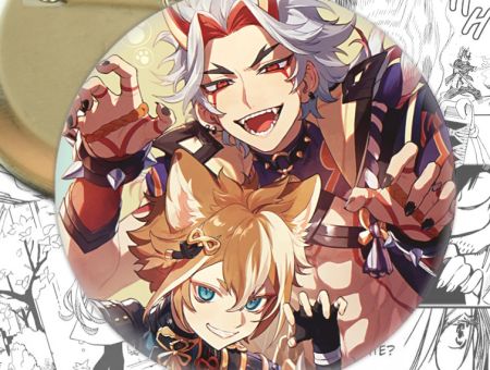 Значок Геншин Імпакт Горо, Ітто Genshin Impact 002477