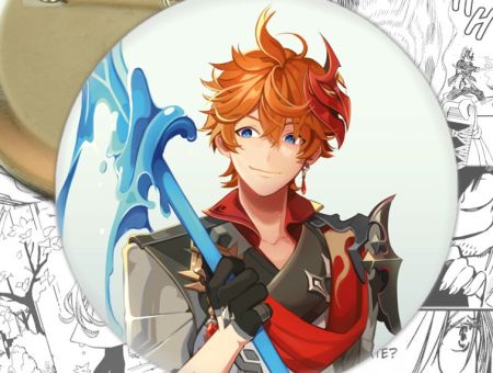 Значок Геншин Імпакт Тарталья Genshin Impact 002484