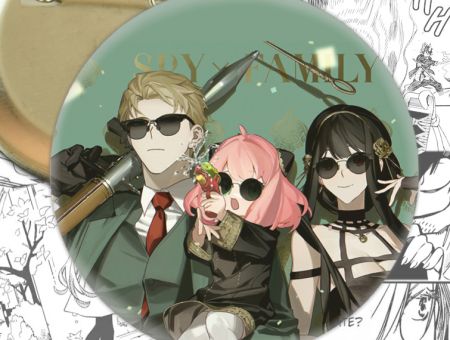 Значок Сім'я шпигуна Spy x Family Аня , Лойд и Йор 002524