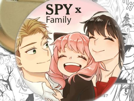 Значок Сім'я шпигуна Spy x Family Аня , Лойд и Йор 002528