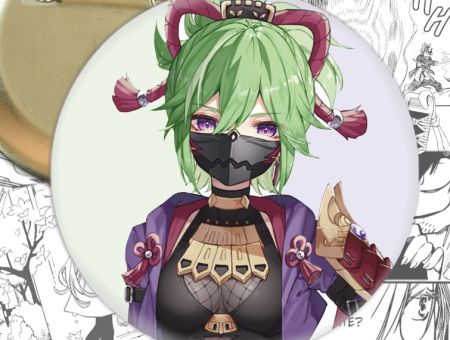 Значок Геншин Імпакт Кукі Сінобу Genshin Impact 002593