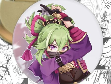 Значок Геншин Імпакт Кукі Сінобу Genshin Impact 002596