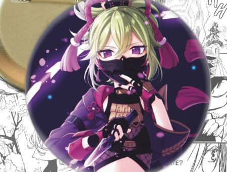 Значок Геншин Імпакт Кукі Сінобу Genshin Impact 002602