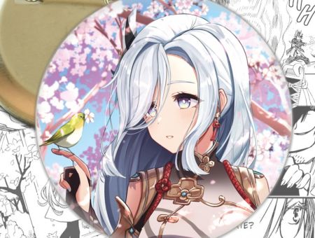 Значок Геншин Імпакт Шень Хе Genshin Impact 002608