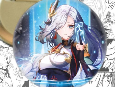 Значок Геншин Імпакт Шень Хе Genshin Impact 002610