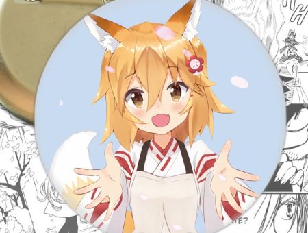 Значок The Helpful Fox Senko-san 002645 