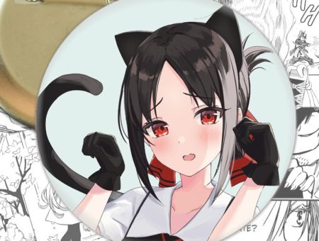 круглый значок Синомия Кагуя Kaguya-sama: Love Is War 002688 