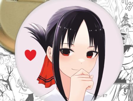круглый значок Синомия Кагуя Kaguya-sama: Love Is War 002689 