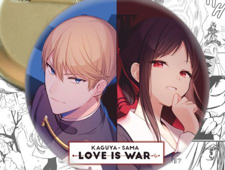 круглый значок Синомия и Миюки Kaguya-sama: Love Is War 002693 