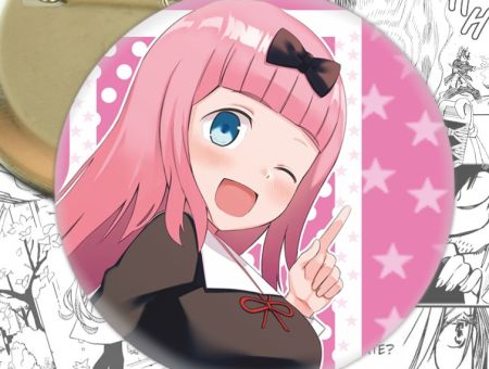 круглый значок Чика Фудживара Kaguya-sama: Love Is War 002696 