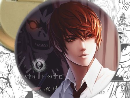 Значок Лайт Death Note Зошит смерті 002764 