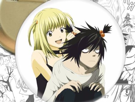 Значок Міса та Ел Death Note Зошит смерті 002771 