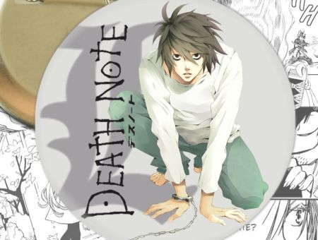 Значок Ел Death Note Зошит смерті 002775 