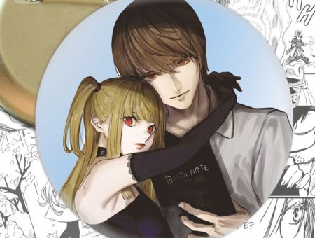 Значок Міса та Лайт Death Note Зошит смерті 002776 