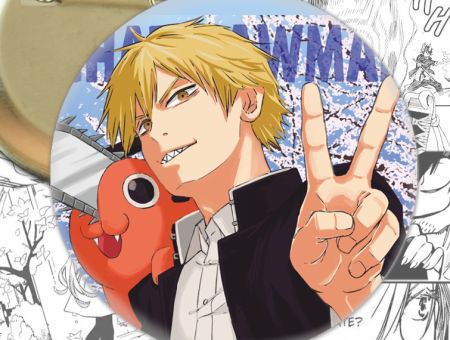 Значок Людина-бензопила Chainsaw Man 002807 