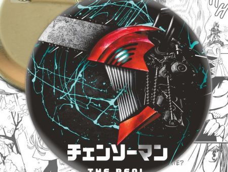 Значок Людина-бензопила Chainsaw Man 002809 