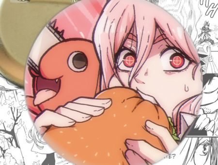 Значок Людина-бензопила Chainsaw Man 002810 