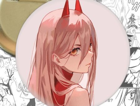 Значок Людина-бензопила Chainsaw Man 002816 