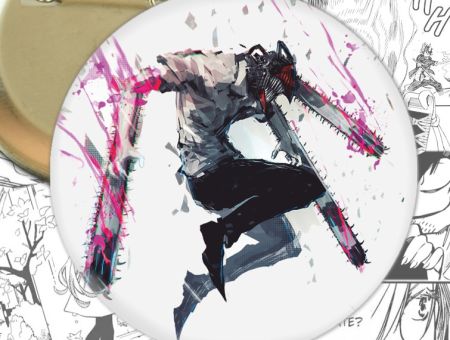 Значок Людина-бензопила Chainsaw Man 002818 