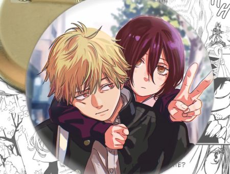 Значок Людина-бензопила Chainsaw Man 002821 