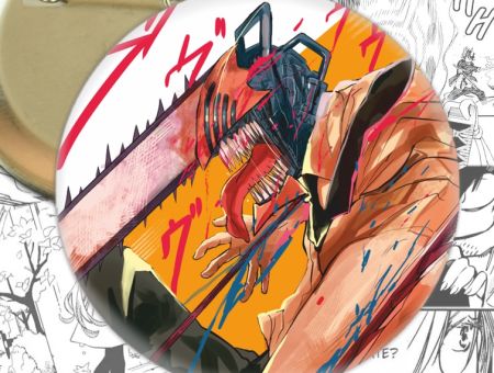 Значок Людина-бензопила Chainsaw Man 002822 