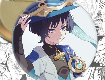 Значок Геншин Імпакт Скарамучча Genshin Impact 002843