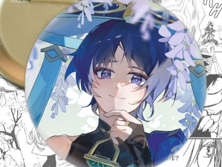 Значок Геншин Імпакт Скарамучча Genshin Impact 002849