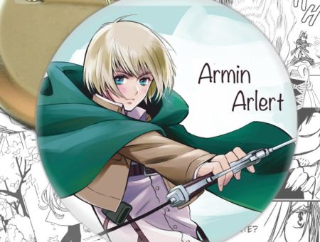 Значок Армін Атака Титанів Attack on Titan 002858 Круглий