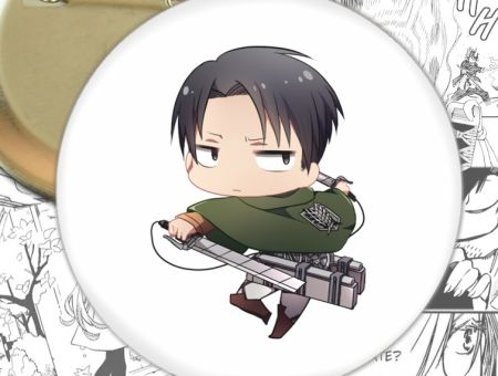Значок Атака Титанів Леві Attack on Titan 002859