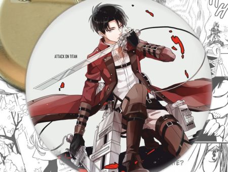 Значок Атака Титанів Леві Attack on Titan 002860