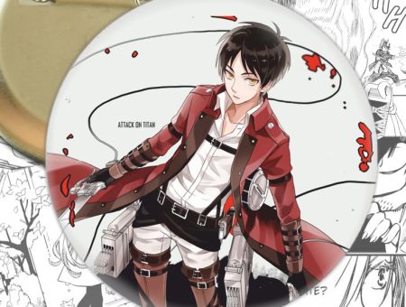 Значок Атака Титанів Ерен Attack on Titan 002861