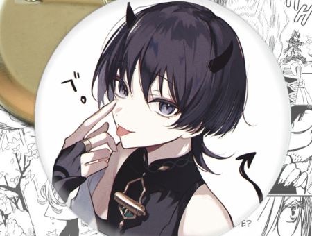 Значок Геншин Імпакт Скарамучча Genshin Impact 002882