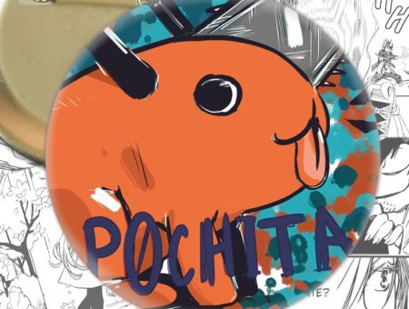 Значок Людина-бензопила Chainsaw Man 002892 