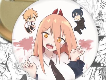 Значок Пауер Людина-бензопила Chainsaw Man 002893 