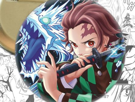 Значок Клинок, що розтинає демонів Demon Slayer 002901 аніме