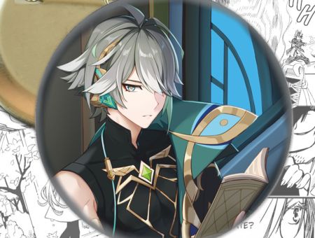 Значок Аль-Хайтам Genshin Impact 002939 