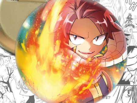 круглый значок Нацу Хвост Феи Fairy Tail  002969 