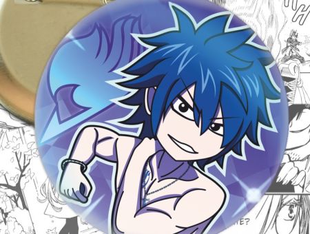 круглый значок Грей Хвост Феи Fairy Tail  002970 