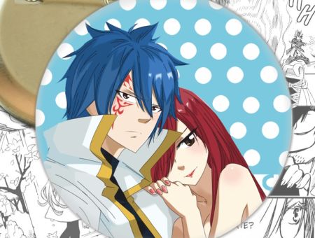 круглый значок Эльза Хвост Феи Fairy Tail  002975 