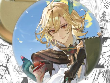 Значок Кавех Genshin Impact 003078 Круглий