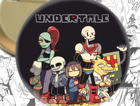 Круглый значок Undertale 003090