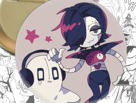 Круглый значок Undertale 003091