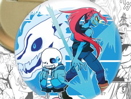 Круглый значок Undertale 003103