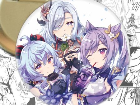 Значок Genshin Impact 003107 Круглий