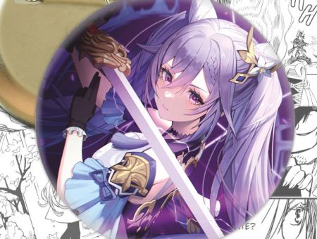 Значок Ке Цин Genshin Impact 003110 Круглий