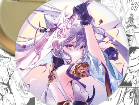 Значок Ке Цин Genshin Impact 003113 Круглий