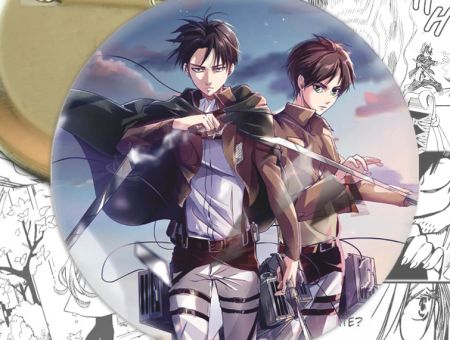 Значок Леві Атака Титанів Attack on Titan 003170 Круглий